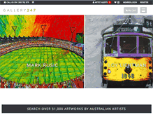 Tablet Screenshot of gallery247.com.au